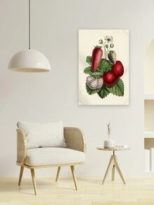 1pc Fruit Tapestry, Botanical Wall Hanging Decor - Orange - View 9