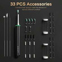 BEBIRD X17 Pro Ear Wax Removal Camera Endoscope, All Aluminum Body H-Speed WiFi 6 Axis Intelligent Gyroscope Safe Professional 1080p Smart Visual Ear Cleaner With Camera For Kid Adult PetSPP-Global-Pro-US