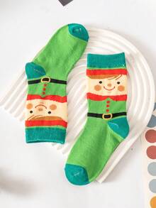 5對兒童聖誕節禮物時尚中筒襪,適用於男孩和女孩 - 彩色 - 查看 10