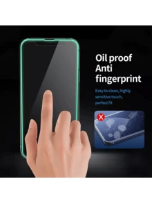 2 件/套夜光防震钢化玻璃屏幕保护膜，适用于 Apple IPhone 智能手机型号 - 無色 - 查看 3