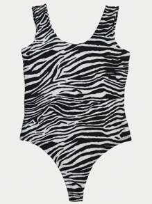 Women One-Pieces - 黑與白 - 查看 1