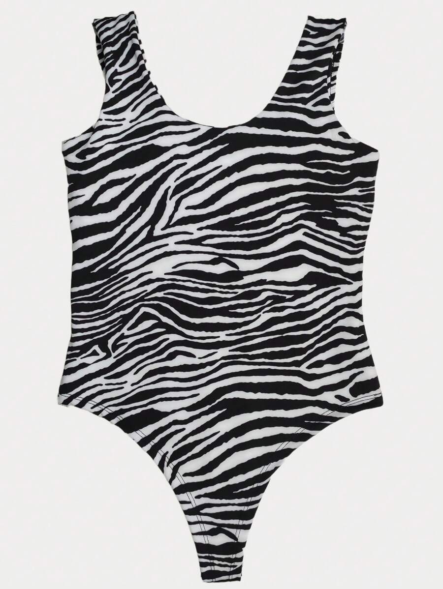 Women One-Pieces - 黑與白 - 查看 1