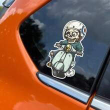 Pegatina De Scooter Con Vinilo De Objetivos Modificados - Albaricoque - Ver 4