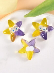 5/9 件可爱仿真海洋生物树脂装饰品，适用于 DIY 手机壳、发夹、文具盒 - 彩色 - 查看 8