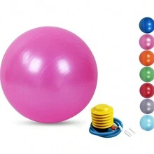 Pelota Fitness Para Yoga,pilates +bomba 65 Cm Con Bomba - Rosa - Ver 2