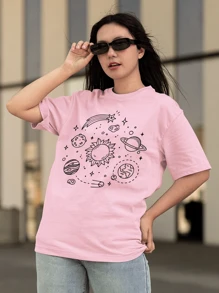 Men T-Shirts - Màu Hồng baby - Xem 4