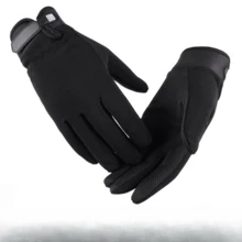 1pair Non-slip Motorcycle Gloves For Riding And Climbing - Army Green - View 2