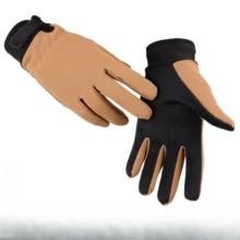 1pair Non-slip Motorcycle Gloves For Riding And Climbing - Army Green - View 3