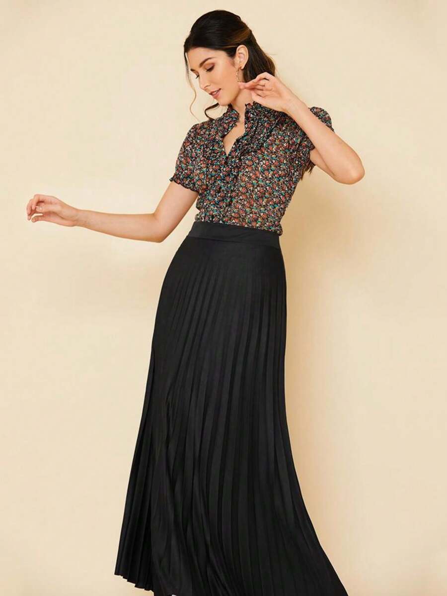 Women Skirts - 黑色 - 查看 1