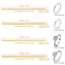 Ring Size Adjuster, Invisible Ring Sizer, Tightener, Reducer, Guard, Transparent Resizer Tool For Loose Rings - Gold - View 8