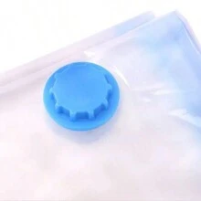 1個pe+pa家用衣物收納袋,多功能櫥櫃節省空間的真空壓縮收納袋,可用於床上用品、衣物和羽絨服 - 透明 - 查看 11