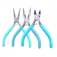 Bộ Kìm trang sức tự làm 1-3 chiếc, bao gồm Kìm mũi dài, Kìm mũi tròn, Kìm mũi cong, Máy cắt dây, Dây đính cườm làm đồ trang sức, Bộ 3 chiếc Kìm màu xanh và Bộ 3 chiếc Kìm màu hồng, Kìm hàm nylon, 6 Kìm vòng dây dạng bậc, Kìm mũi lõm và tròn, Kìm mũi xích uốn cong, Kìm cắt bên, Thích hợp để làm và sửa chữa đồ trang sức, Bộ công cụ dành cho người mới bắt đầu tự làm cho người lớn và trẻ em (Kìm có dầu chống rỉ trên bề mặt, và Màu sắc của tay cầm kìm có thể thay đổi theo từng đợt hàng khác nhau). - Hồng - Xem 4