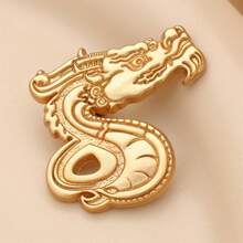 Micaron傳統元素時尚獨特設計西裝外套針織衫正式禮服多用途胸針裝飾扣子 - 金色 - 查看 4