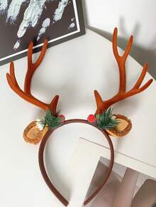 1 Miếng Giáng sinh Theo chủ đề Antlers Dây buộc tóc Đối với phụ nữ , Đáng yêu Phong cách Trang phục Phụ kiện - Nhiều màu - Xem 3