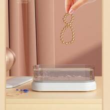 超聲波清洗機,便攜式家用超聲波清洗機,適用於化妝刷、牙套、珠寶、眼鏡、手錶、戒指、鑽石等