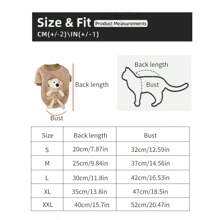 貓衣服冬季寵物男貓小貓防掉毛銀色漸層貓小貓保暖 - 駝色 - 查看 2