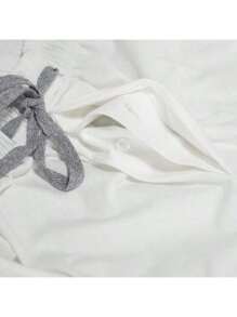 Pantalones De Dormir De Algodón Para Hombre - Celeste - Ver 2