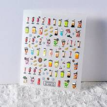 1入裝樹脂甲藝裝飾,各種植物甲藝配件,女士的甲藝diy,可隨意選擇各種風格