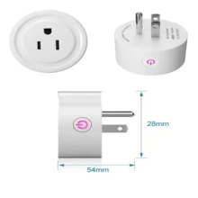 Enchufe Inteligente Wifi Smart Plug Con App, 4 Uds. - Blanco - Ver 2