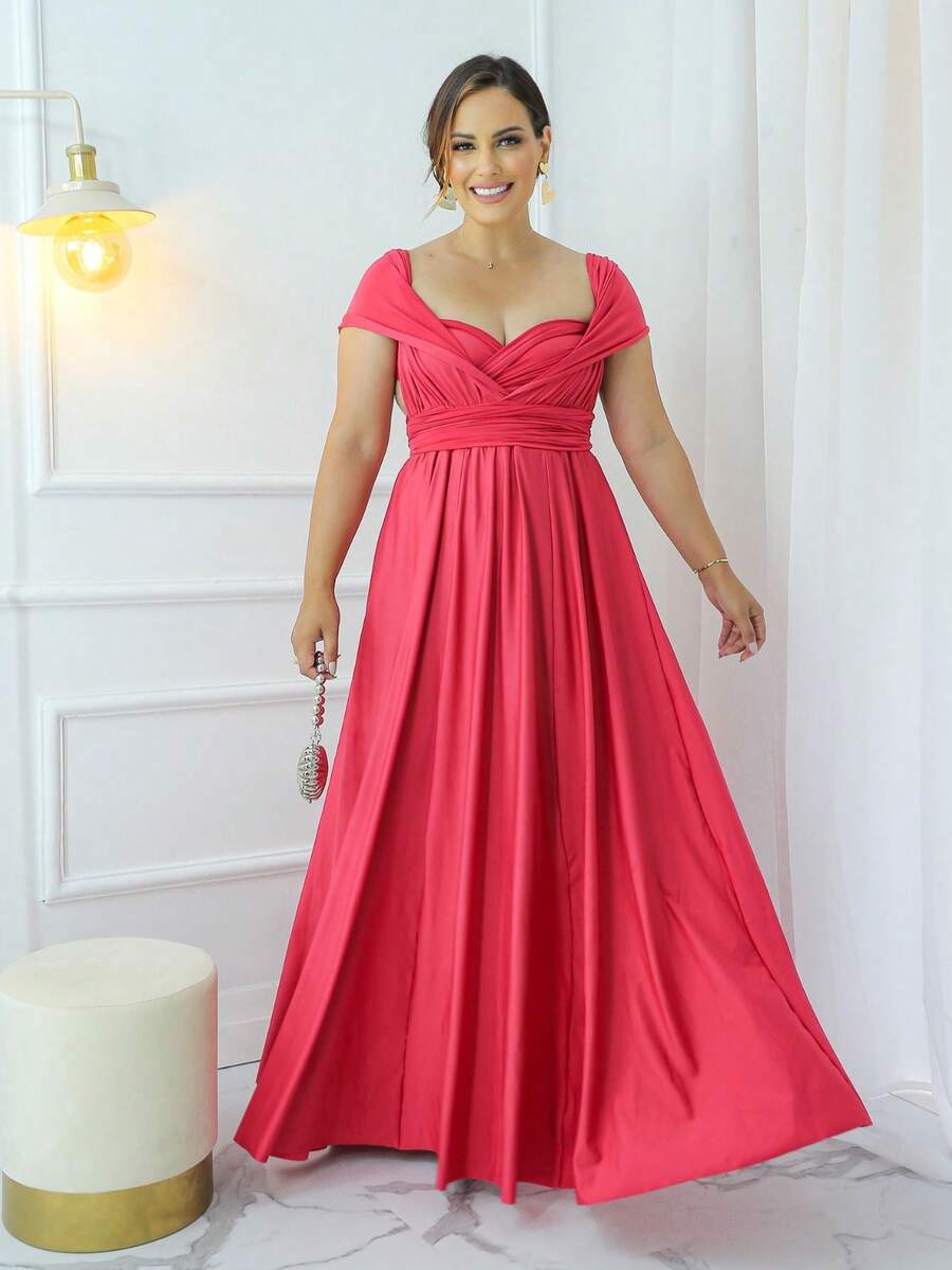 Women Dresses - 西瓜粉 - 查看 1