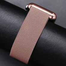 Stainless Steel Metal Watch Band Compatible With Apple Watch 38mm 40mm 41mm 42mm 44mm 45mm 49mm, Adjustable Magnetic Milanese Loop Replacement Strap Compatible With Apple Watch Ultra Series S10 9 8 7 6 5 4 SE 3 2 1 Women & Men