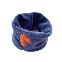 1 Miếng Trẻ em Phim hoạt hình thêu Lông cừu ấm áp Khăn quàng cổ , Mùa Đông - Màu xanh lam - Xem 1