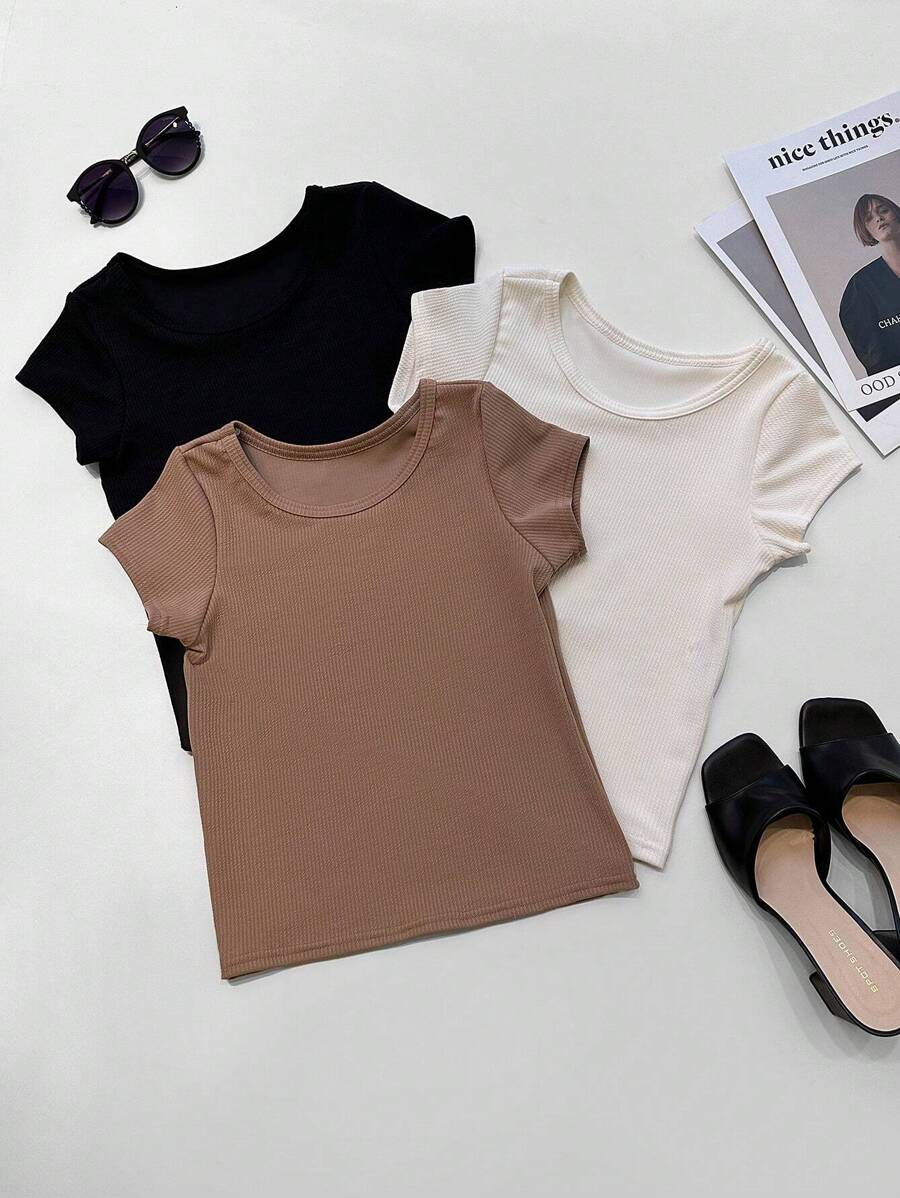 ACME MADE IN CHINA Women T-Shirts - 駝色 - 查看 1