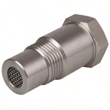 Car Modification Sensor Accessories Filtered Oxygen Sensor Adapter Extension Joint Stainless Steel Filter Joint Threaded Joint Modification Parts - Silver - View 8