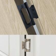 1pc Stainless Steel Door Hinge, Multiple Colors Available, For Wooden Doors Without Slot - Gold - View 5