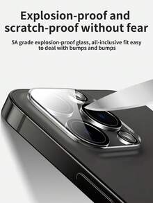 4入組半屏隱私屏幕保護貼和有插槽的相機鏡頭保護貼,適用於蘋果iphone系列 - 彩色 - 查看 6