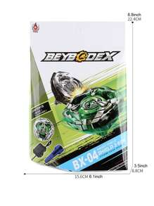 Beyblade X Bx-04 開始 Knightshield 3-80n 綠色,金屬格鬥遊戲玩具 - 綠色 - 查看 4