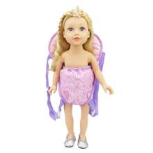 1pc Pink Backpack For Carrying 17inch/43cm Dolls - Pink - View 4