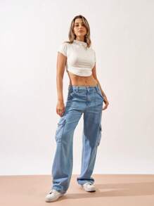 NỮ Quần jean - Rửa nhẹ - Xem 6