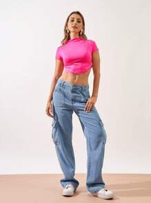 NỮ Quần jean - Rửa nhẹ - Xem 5