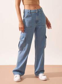 NỮ Quần jean - Rửa nhẹ - Xem 4