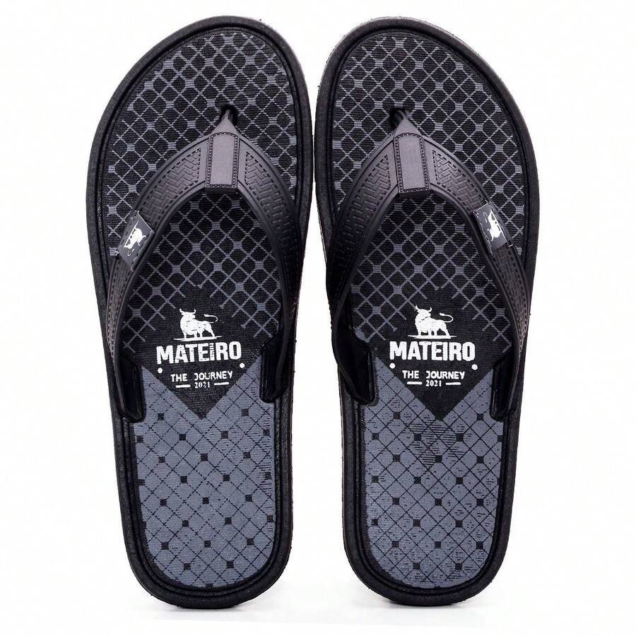 Men Flip Flops & Slides - 灰色 - 查看 1