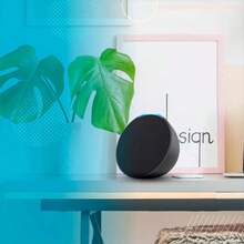 Bocina Asistente Virtual, Bocina inteligente WIFI, Bluetooth - Negro - Ver 1