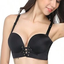 女性胸罩和胸衣 - 紅色 - 查看 5