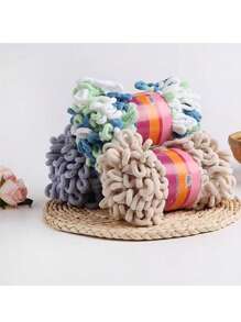 每捲100克的粗冰棒北極絨紗線,適用於織造圍巾、帽子、手提袋等