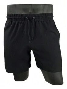 Men Shorts - 黑色 - 查看 2