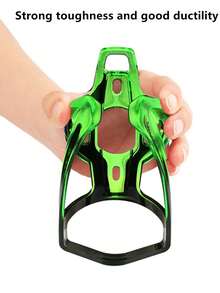 Bicycle Water Bottle Holder Pc Gradient Color Mountain Bike Water Bottle Cage Rack Cycling Equipment Bike Accessories - Green - View 6