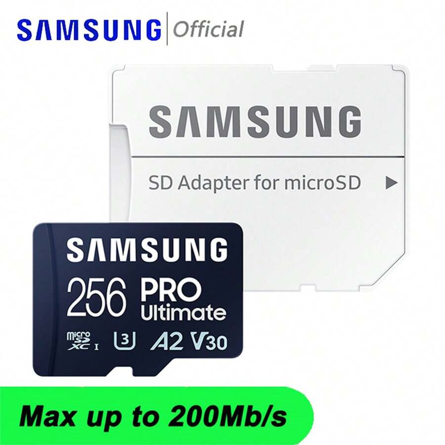 TOMVYTER Carte Micro SD 256 Go A2 U3 Classe 10 - Jusqu'à 100 Mo/s Pour Smartphone Drone Caméra