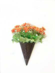 1束綠色人造花,人造植物,仿真花卉用於家庭裝飾,派對裝飾