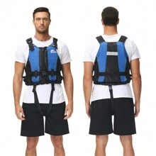 Owntop Swim Vest for Adult, Adjustable Safety Strap, EPE Buoyant Material for Kayak, Sailing, Fishing, Paddle Sports - Màu xanh lam - Xem 4