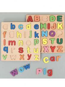 Rompecabezas Números Y Signos De Madera Didáctico Aprender Tablero Juguete Infantil Aprendizaje Temprano Cognición, Cerebro Entrenamiento al Azar - Beis - Ver 5