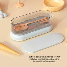 超聲波清洗機,便攜式家用超聲波清洗機,適用於化妝刷、牙套、珠寶、眼鏡、手錶、戒指、鑽石等