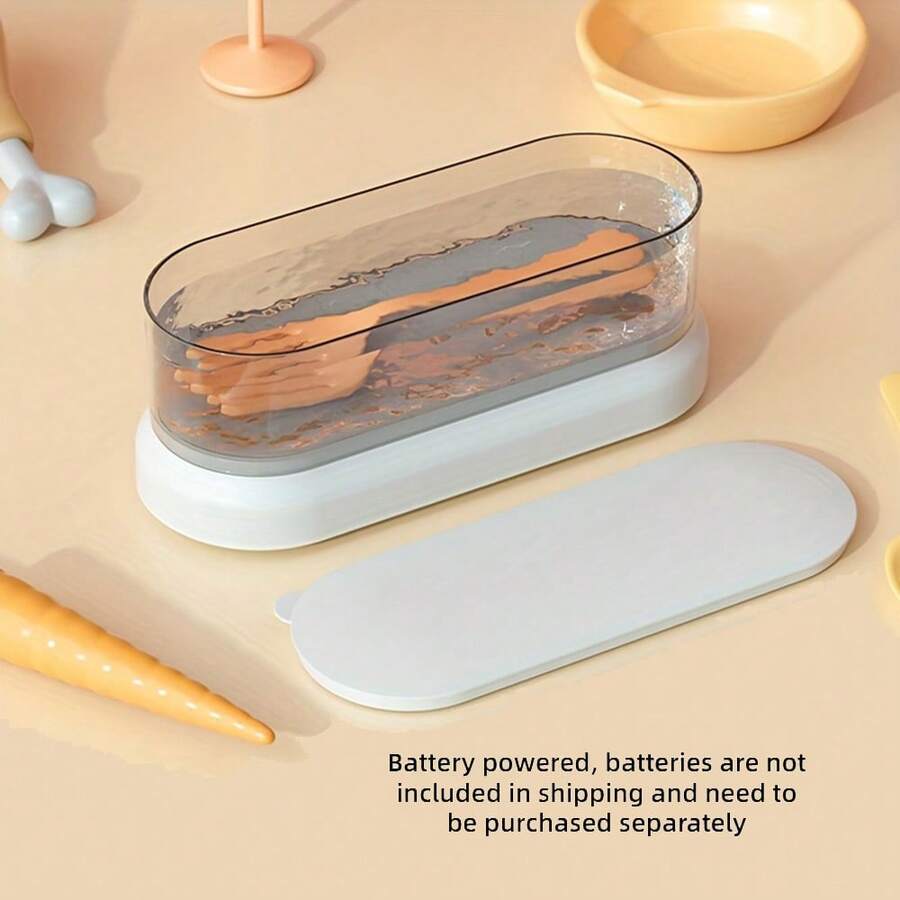 超聲波清洗機,便攜式家用超聲波清洗機,適用於化妝刷、牙套、珠寶、眼鏡、手錶、戒指、鑽石等