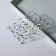 1件樹脂美甲吊飾,各種植物美甲配件,女士美甲diy,多種款式隨意選擇