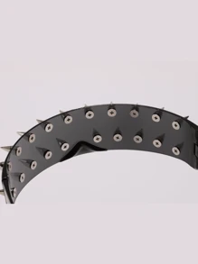 1pair Fashionable Cyberpunk Style Party Glasses, Street Snap Funny Spectacles - Black - View 7