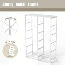 Sweetcrispy 10 Drawer Dresser for Bedroom, Chest of Drawers, Tall Dresser Fabric Dresser with 10 Fabric Bins for Bedroom Living Room - 白色 - 查看 3